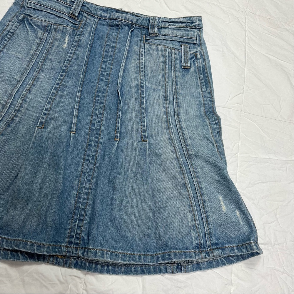 MNGjeans Light Wash Denim Midi Skirt Women’s Size 6 - Picture 5 of 9